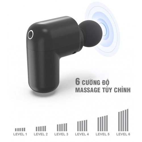 Súng massage giãn cơ mini kết hợp đầu nóng NK-173 | OKbuy