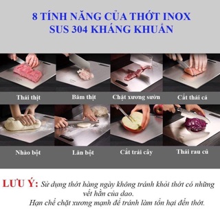 Thớt inox 304 siêu bền