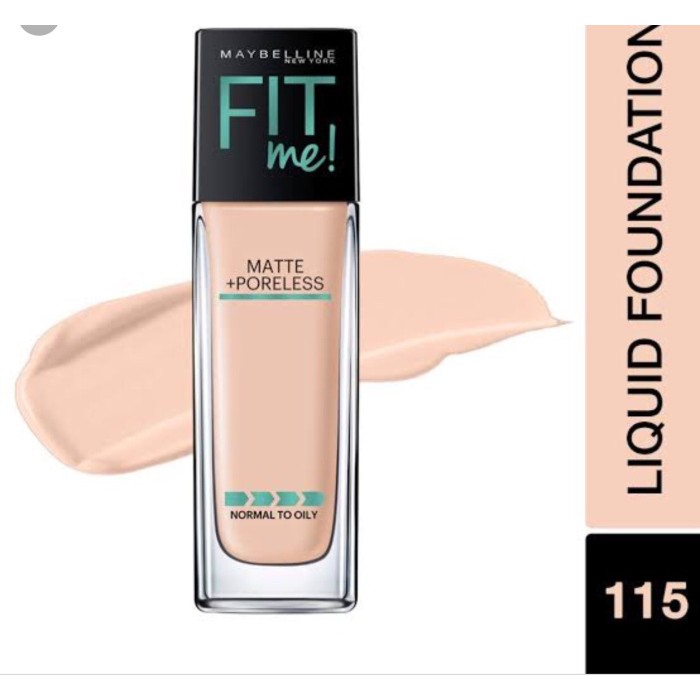 (hàng Mới Về) Kem Nền Dạng Lỏng Maybelline Fit Me! Màu Lì + Lỗ Chân Lông Không Làm Khô Da | BigBuy360 - bigbuy360.vn