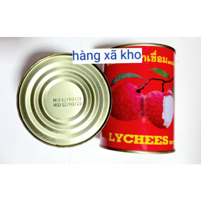 Giá sốc vải thiều ngâm nước đường – 565GR 1 lon.date:6.2024 _loại 2