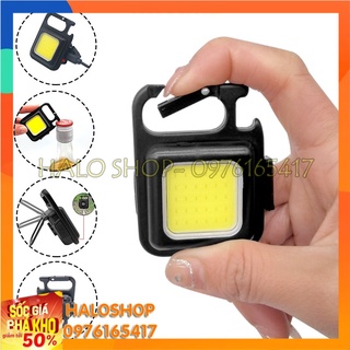 Đèn pin mini siêu sáng 3 chế độ sáng, có móc khoá, và khui nắp chai