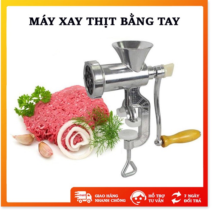 Cối xay thịt - Xả Kho - Máy xay thịt bằng inox kích thước 28x19 cm dễ dàng vệ sịnh