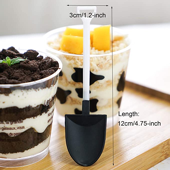 Muỗng Nhựa Hình Xẻng Mini 12cm