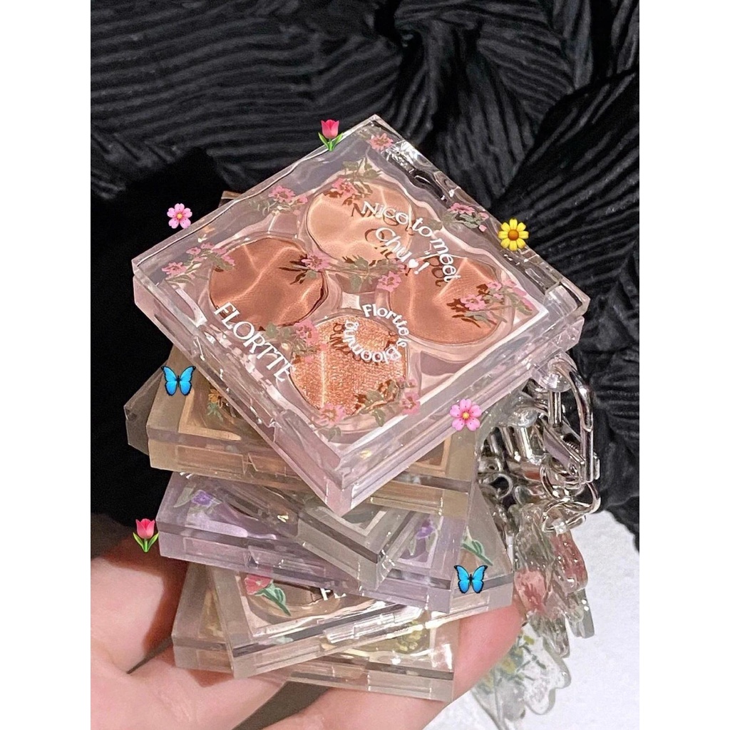 Bảng mắt 4 ô Flortte Nice To Meet Chu