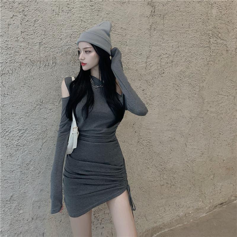 Đầm Tay Dài Trễ Vai Plus Size Cho Nữ