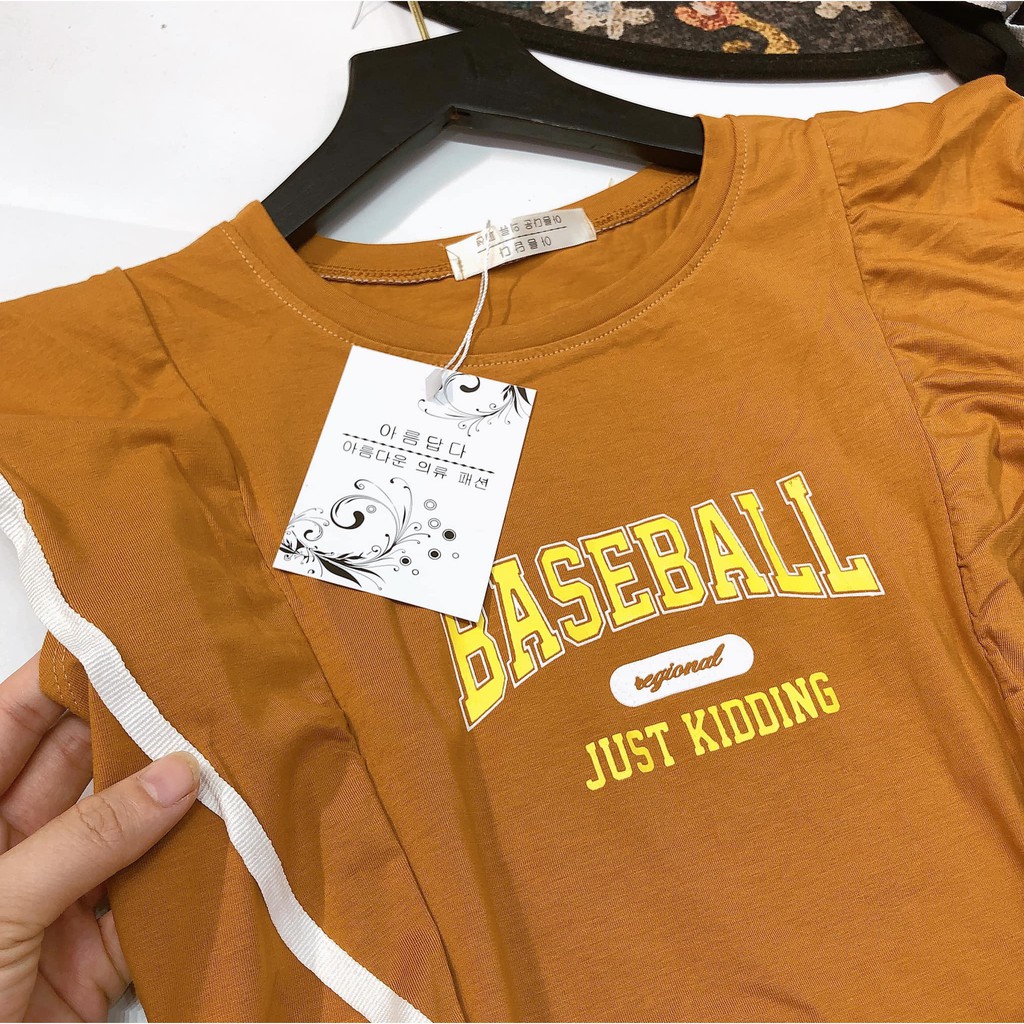 Bộ Baseballl viền bèo xinh xẻo (kèm ảnh thật,video) | BigBuy360 - bigbuy360.vn