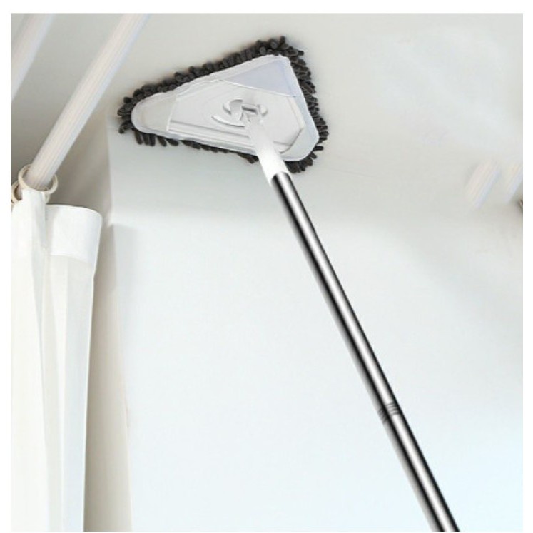 Chổi lau đa năng hình tam giác mẫu mới có thể xoay 180 độ, 360 độ tự vắt tiện lợi