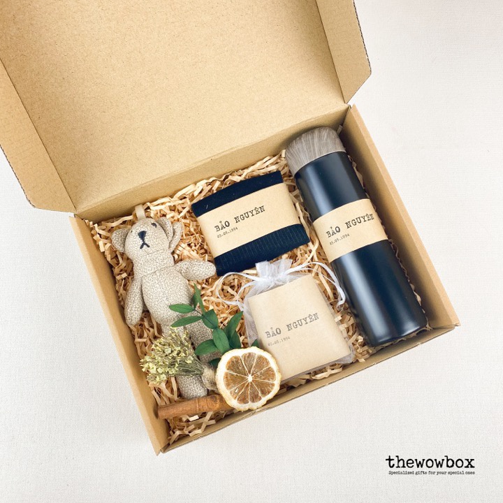 THE COZY BOX – Bình nước giữ nhiệt - Quà tặng sinh nhật, quà 20/11, quà Noel THE WOW BOX
