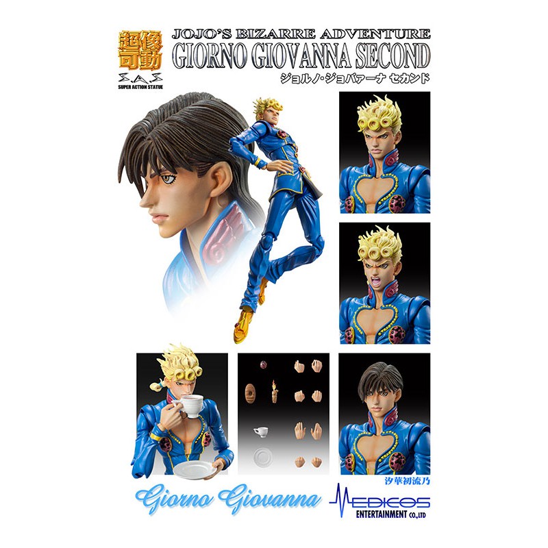 [ Ora Ora ] Mô hình Figure chính hãng Nhật - Super Action Statue Giorno Giorvanna - JoJo Bizarre Adventure JJBA