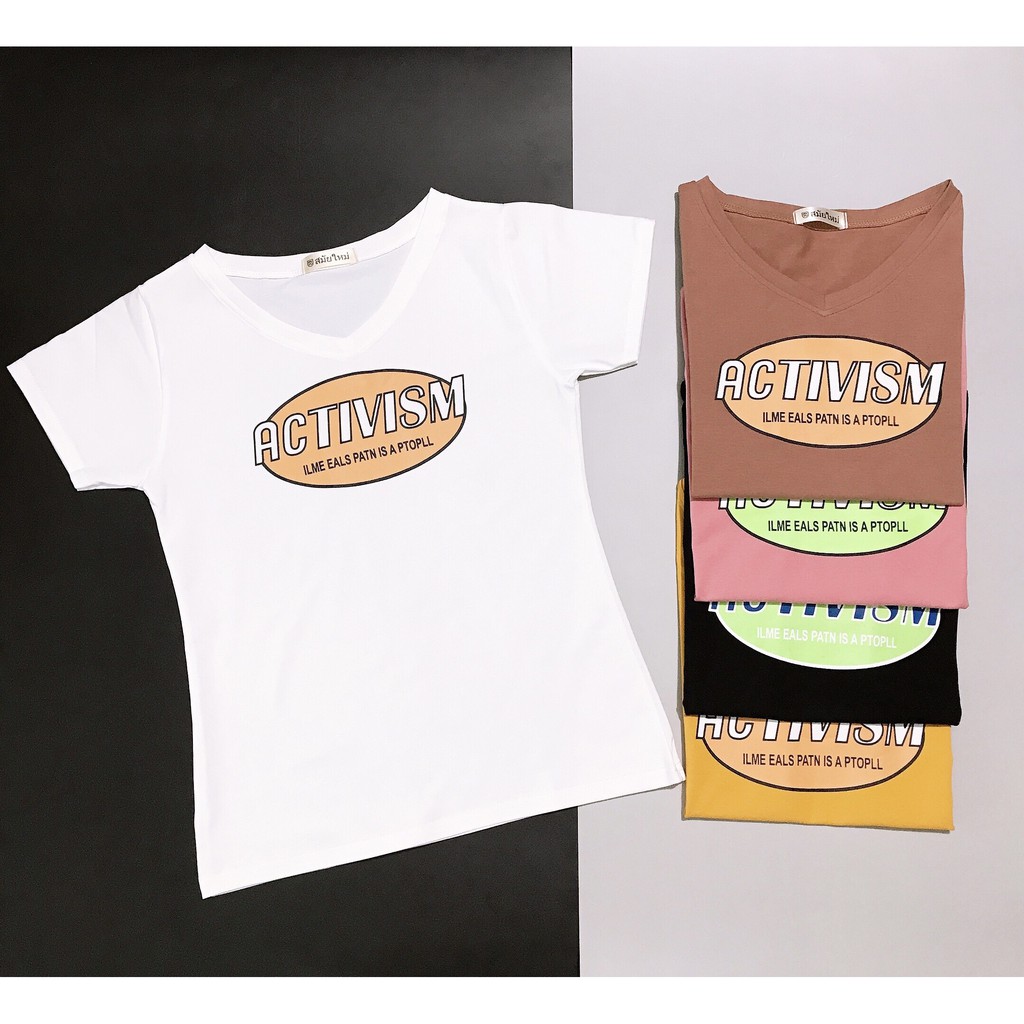 Áo thun nữ thun thái chữ form ôm | BigBuy360 - bigbuy360.vn