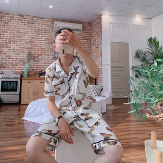 Ảnh thật bộ lụa nam