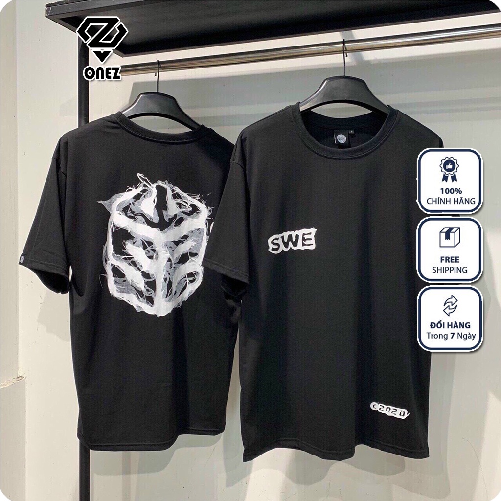 Áo thun in tay lỡ nữ freesize phông form rộng dáng Unisex  ONEZ- Ulzzang mặc cặp, nhóm, lớp SWE1