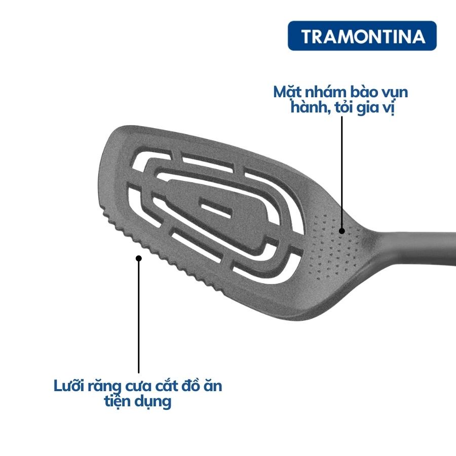 Xẻng xào xẻng lật thức ăn Tramontina VERANO 34cm bằng nhựa PA cao cấp chịu nhiệt hàng chính hãng nhập khẩu Brazil