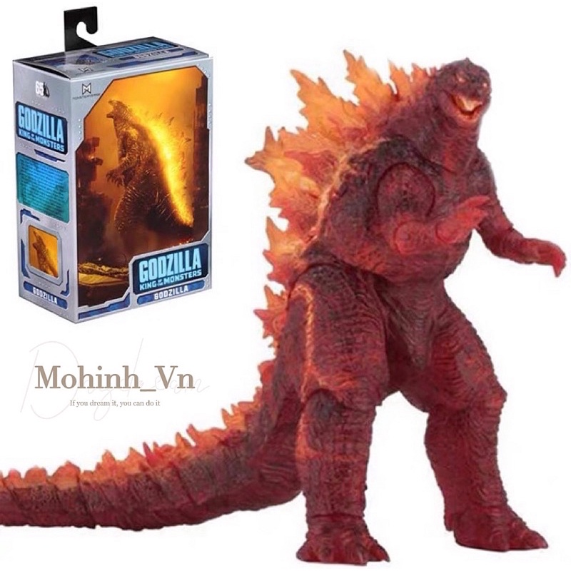 [GIÁ HỦY DIỆT]Mô hình Neca Godzilla Burning 2019 King of the Monsters 18cm - NECA (BL)