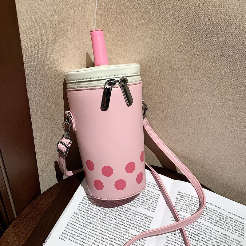 Túi Đeo Chéo Hình Ly Trà Sữa Dễ Thương Sáng Tạo Cho Nữ