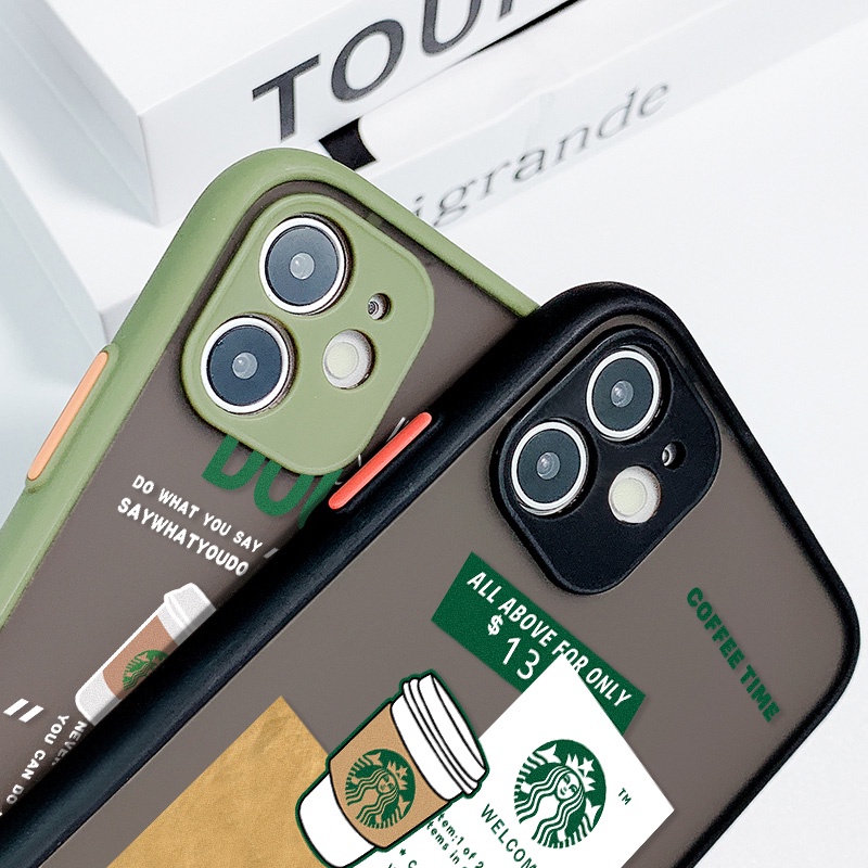Ốp Điện Thoại TPU Mềm Nhám Trong Suốt Chống Sốc 1 Cho iPhone 13 12 Mini 11 Pro MAX XR X XS MAX 8 7 6 Plus SE3 SE2