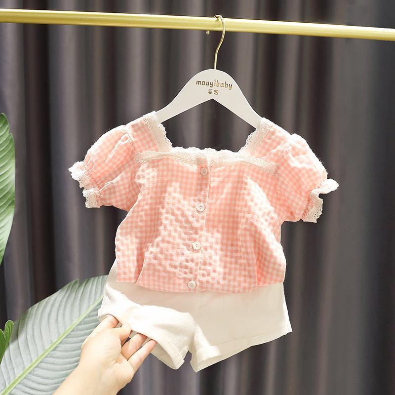Bộ Đồ Thời Trang Mùa Hè Phong Cách Châu Âu Mới 2020 Dành Cho Bé Gái