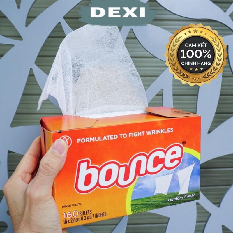 Giấy thơm quần áo bounce Mỹ công dụng 4 in1, lưu hương thơm lâu hơn