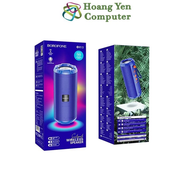 Loa Bluetooth Borofone BR15 Âm Thanh Lớn Rõ - BH 1 Năm (MÀU SẮC NGẪU NHIÊN) - Hoàng Yến Computer