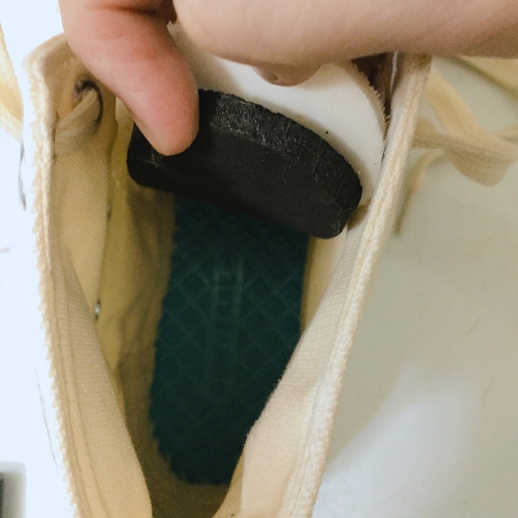 Giày thể thao nam nữ 1970s cao cổ trắng kem, đế cao màu kem, mũi giày bóng | BigBuy360 - bigbuy360.vn