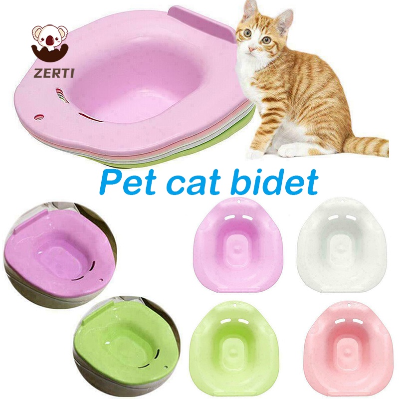 Chậu Vệ Sinh Bằng Nhựa Nhỏ Gọn Dễ Vệ Sinh Tiện Dụng Cho Mèo Cưng Phù Hợp