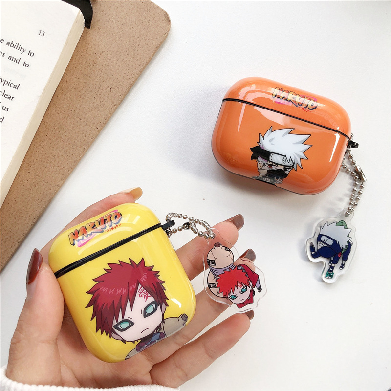 Ốp Bảo Vệ Hộp Đựng Tai Nghe Airpods 1 / 2 / 3 Pro Hình Naruto Gaara Sasuke Xinh Xắn