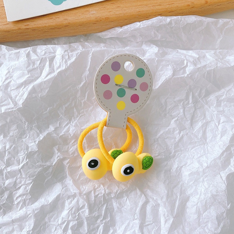 Dây buộc tóc cao su họa tiết hoạt hình phong cách Hàn Quốc cho bé