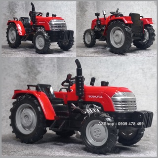 Xe Mô Hình Kim Loại Máy Kéo Bánh Hơi Dài 15cm -  Đỏ