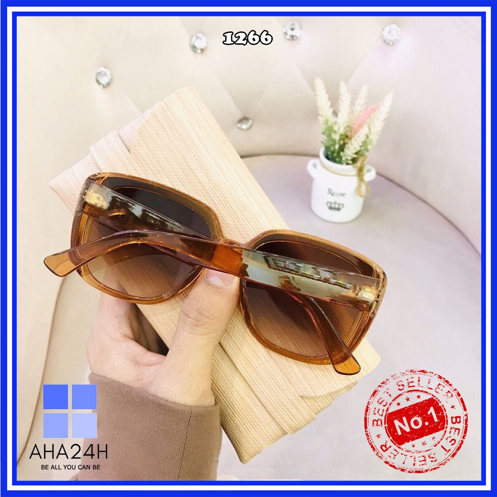 [Mã FARSSTGRE giảm 5K đơn bất kỳ] KÍNH MÁT NỮ GỌNG BẢN DÀY FORM TO SÀNH ĐIỆU AH1266 | BigBuy360 - bigbuy360.vn