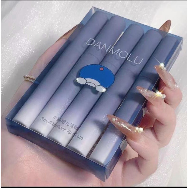 Set 5 cây son kem lì DANMOLU mềm mịn lâu trôi Lylya Store