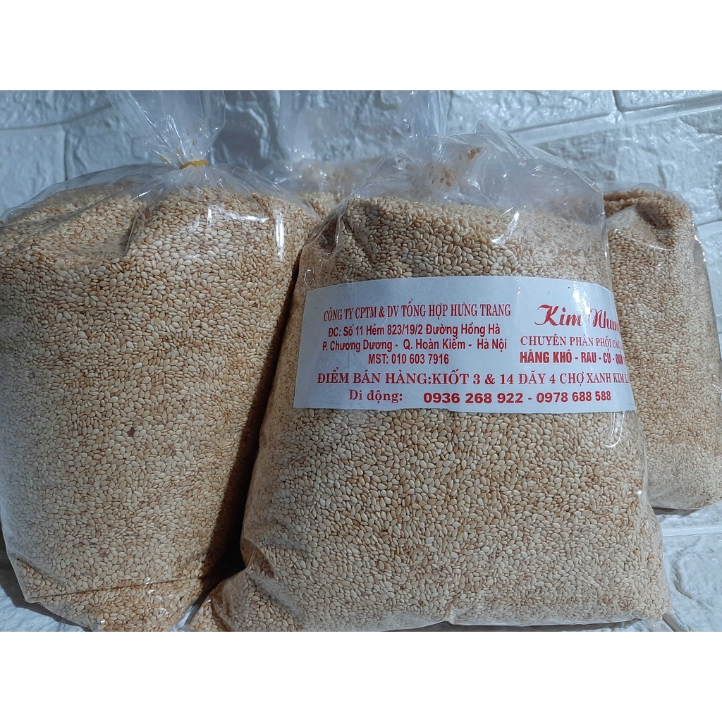 Vừng (mè) rang sẵn( RANG TAY KHÔNG PHẢI BẰNG MÁY)