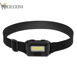 NI✿3 Modes Waterproof COB LED Flashlight Outdoors Headlight Headlamp Torch