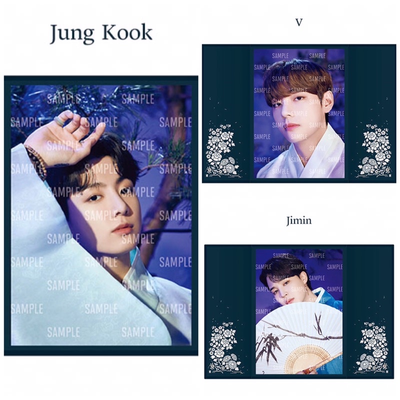 Khung ảnh BTS - Dalmajung flip photo
