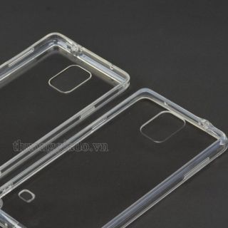 Ốp lưng dẻo cho Samsung Note 4 Trong suốt