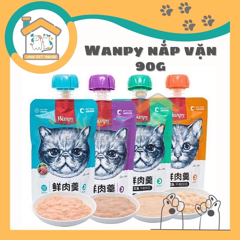 Pate Wanpy nắp vặn 90gr