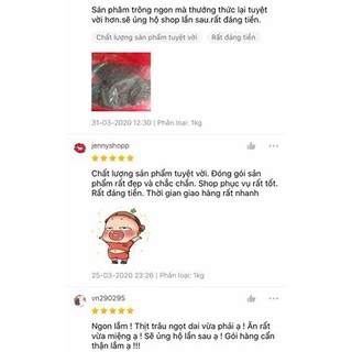 [PO] [PO] [SIÊU KHUYẾN MẠI] Thịt trâu gác bếp thơm lừng mắc khén hạt dổi nhà làm