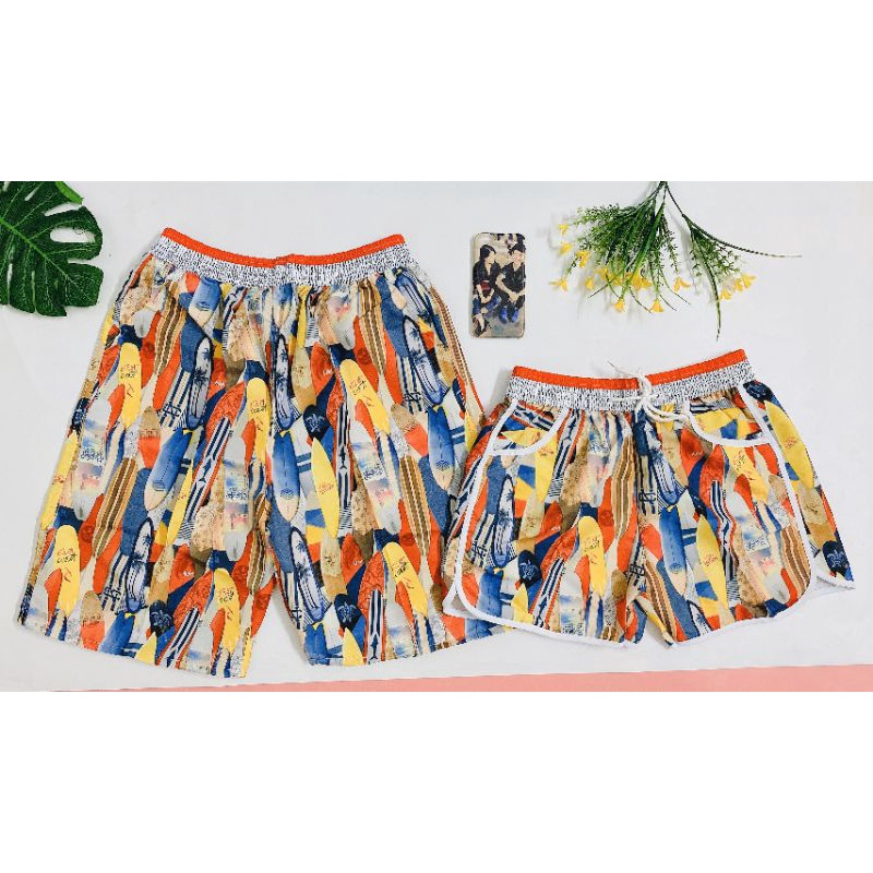 Quần Đôi Đi Biển, Đồ Đôi Đi Biển Nam Nữ, Cặp Quần Họa Tiết Nhiều Mẫu (Kèm Ảnh Thật) | BigBuy360 - bigbuy360.vn