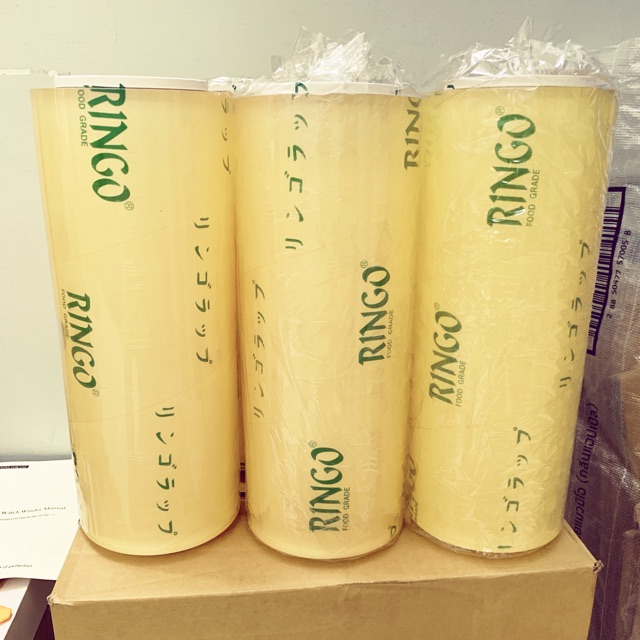 ( Free Ship ) Màng Co Bọc Thực Phẩm Ringo( 30X500M )Màng Co Bọc Thực Phẩm Cuộn Bọc Phẩm Cao Cấp Hàng Công Ty