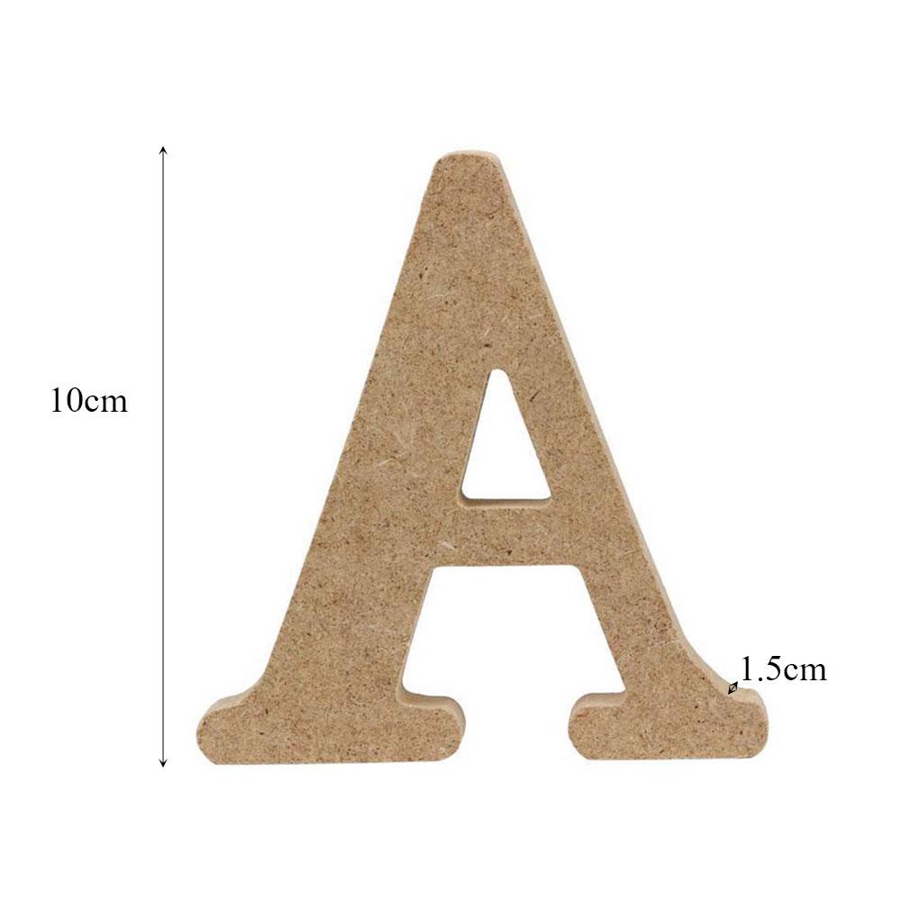 YIYU Bảng Chữ Cái Bằng Gỗ Cao 10CM Trang Trí Sinh Nhật / Đám Cưới