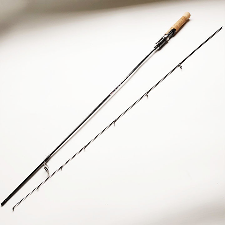 Bộ cần câu Carbon Titanium lure UL máy ngang