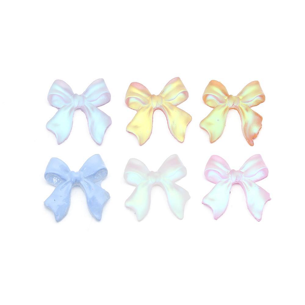 Ruy Băng Trang Trí Móng Tay DIY Hình Bướm Cực Quang