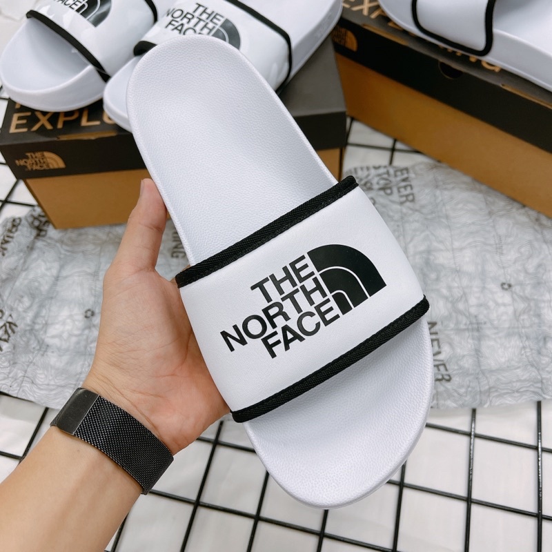Dép The North Face White, Black -  Hàng Chính Hãng Full Box