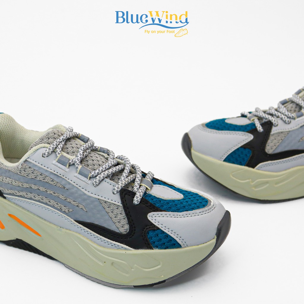 Giày Thể Thao Nam Nữ Phản Quang Kiểu Dáng Hàng Quốc BLUEWIND 68344