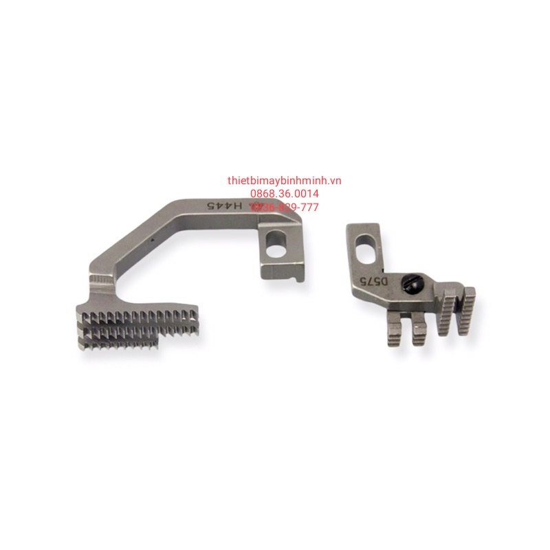 Bộ răng cưa vắt sổ Siruba 4 chỉ cẳng thấp 747F (H445+D575) đời máy 747F-514M2-35 và 747-512M1-24