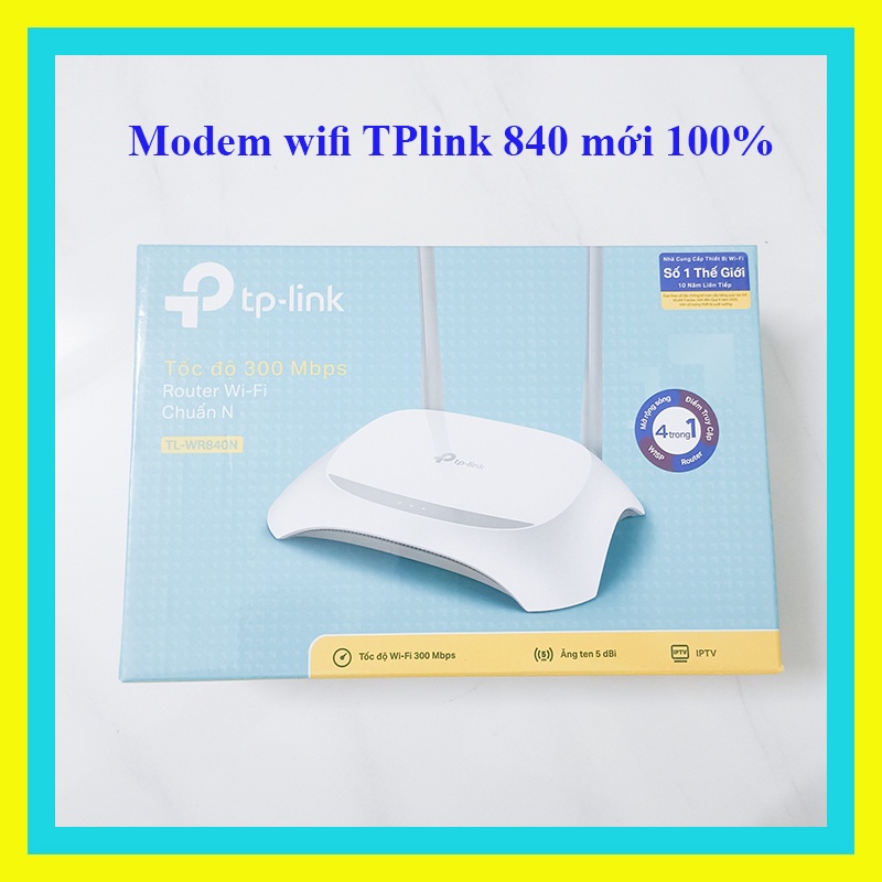 Modem wifi TPlink 840 mới 100%