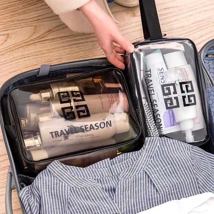 Túi Đựng Mỹ Phẩm Trong Suốt Chống Thấm Nước Tiện Dụng