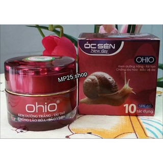 Kem Dưỡng Trắng - Tái Tạo - Chống Lão Hóa - Bảo Vệ Da 10 tác dụng Ohio Ốc Sên New Day ( 30g )