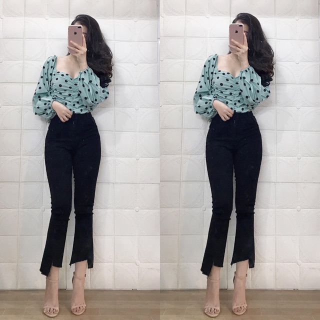 Quần ống vẩy