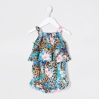 (auth) Jumpsuit River Island da báo xách tay