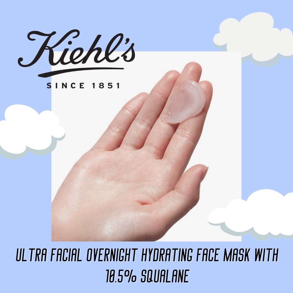 Mặt Nạ Ngủ Dưỡng Ẩm Kiehl'S Ultra Facial Overnight Hydrating Face Mask With  10.5% Squalane - 14Ml - Mặt Nạ | Thefaceholic.Com